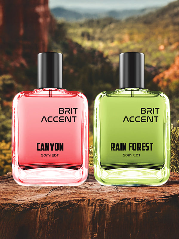 Premium Perfume Combo Pack - Rain Forest + Canyon