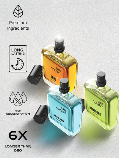 Depth Of Ocean + Rain Forest + Dune (50ml x 3)