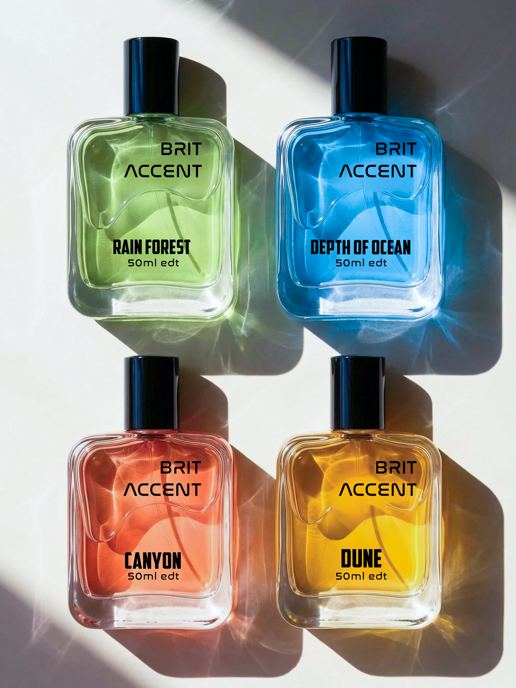 Depth Of Ocean + Rain Forest + Dune + Canyon (50ml x 4)