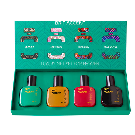Luxury Gift Set for Women: 4 Exquisite Perfumes