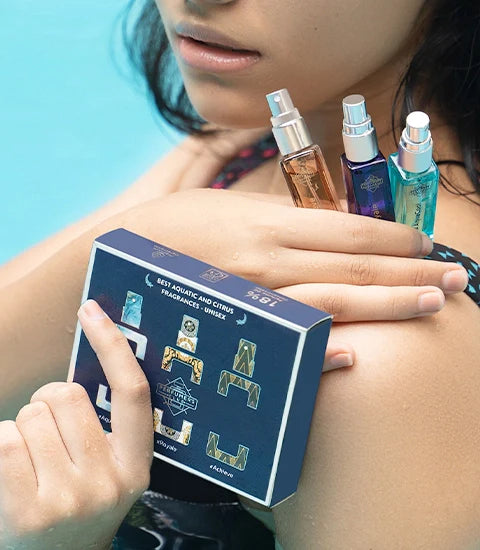 Best Aquatic and Citrus Fragrances for Men and Women (Set of 3 Perfumes x 8ml)
